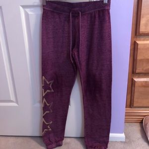 Purple sweatpants